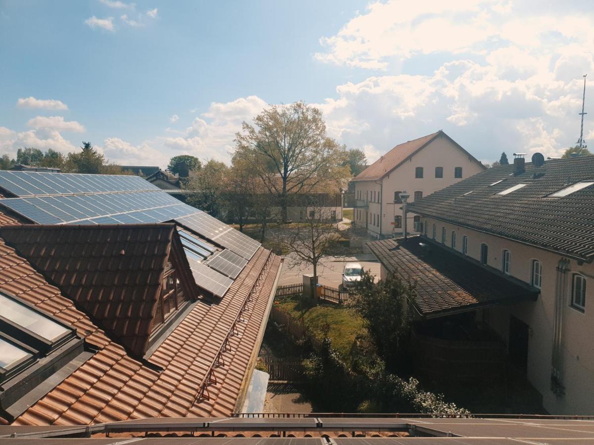 Ferienwohnung 2 mittig in Vogtareuth Rinser Exterior foto